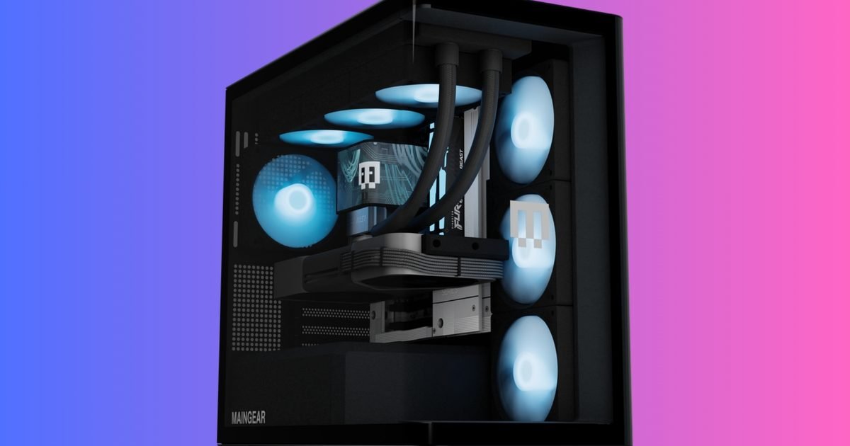 Maingear’s Zero desktop is a wire-free beauty with curved glass and plenty of firepower