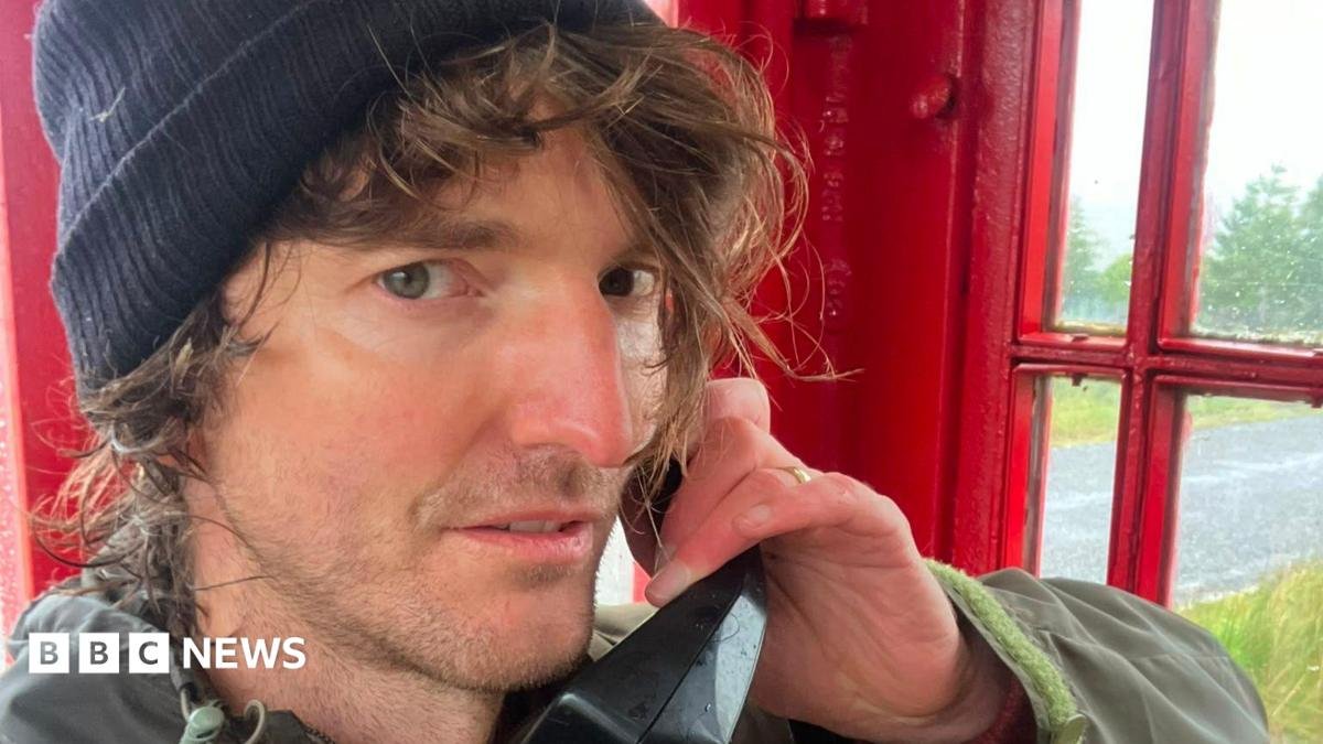 Man makes 1,700-mile round journey to save rare phone box on Scottish island