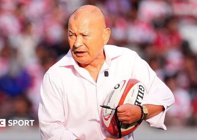 Eddie Jones says he shows videos of geese flying in formation to coach his Japan side
