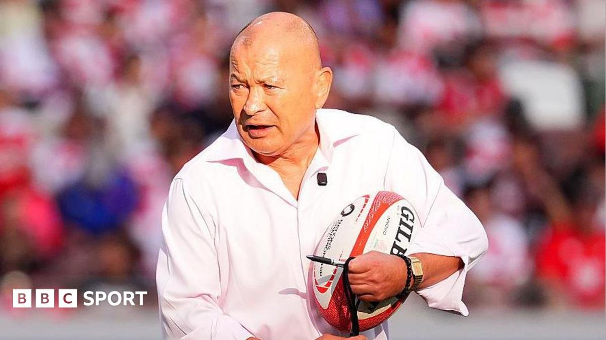 Eddie Jones says he shows videos of geese flying in formation to coach his Japan side