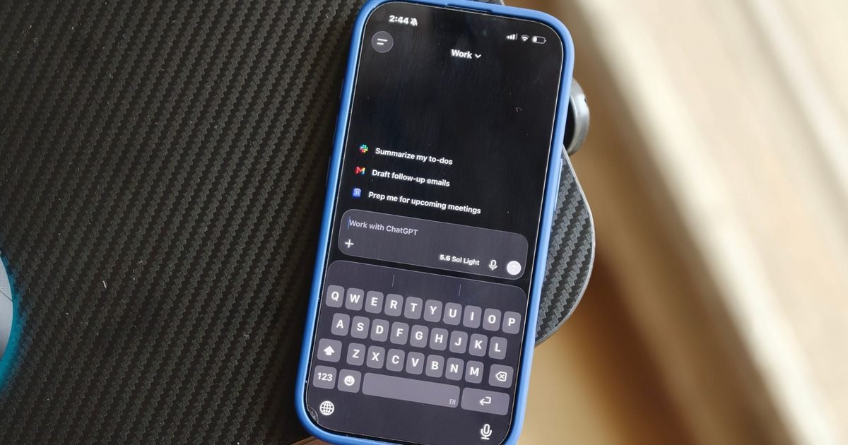 ChatGPT for iPhone now lets users grab recent photos with a long press