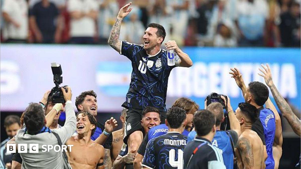 World Cup: Argentina mark England win with National Football Teams Day