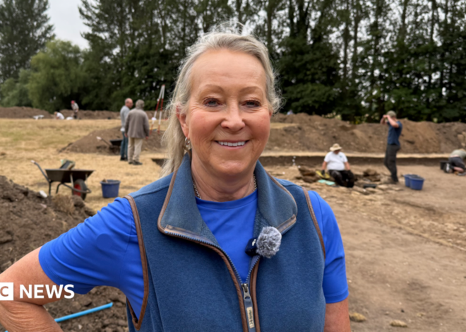 Remains of Roman port found behind woman’s home in East Yorkshire