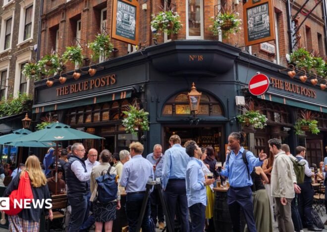 Why there is a row about standing up while drinking in Westminster