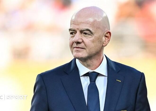 Gianni Infantino: Uefa says Fifa’s backing of its president ‘changes nothing’
