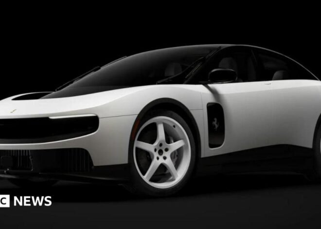 Ferrari’s first ever electric car sold for record $40m at auction