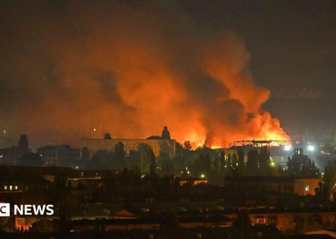 Russia launches ballistic missile and drone strike on Kyiv