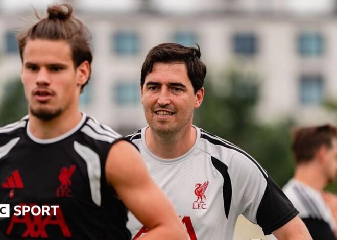 Liverpool training under Andoni Iraola: Intensity, smiles and Robert Lewandowski