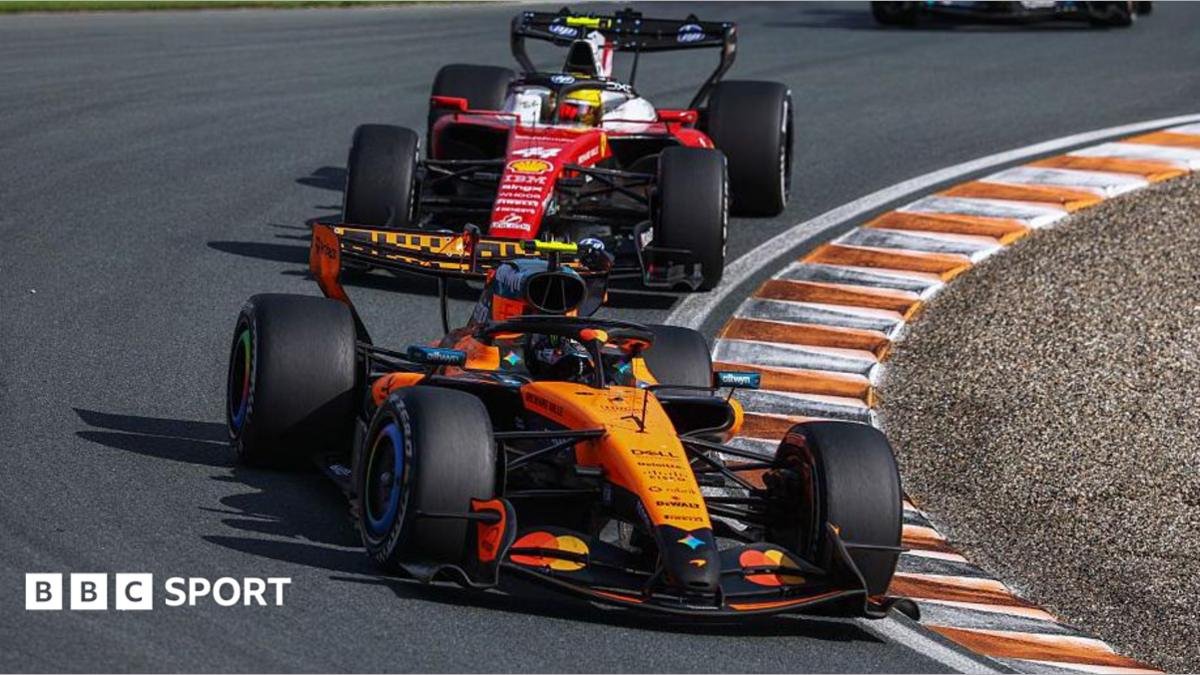 Dutch Grand Prix: Lando Norris beats Kimi Antonelli at final Zandvoort race