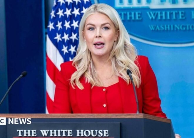 Trump says Press Secretary Leavitt to leave post