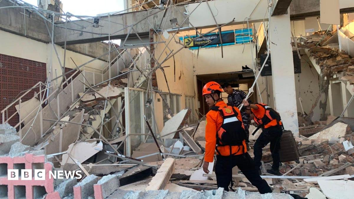 Two dead after 7.7 magnitude Indonesia earthquake