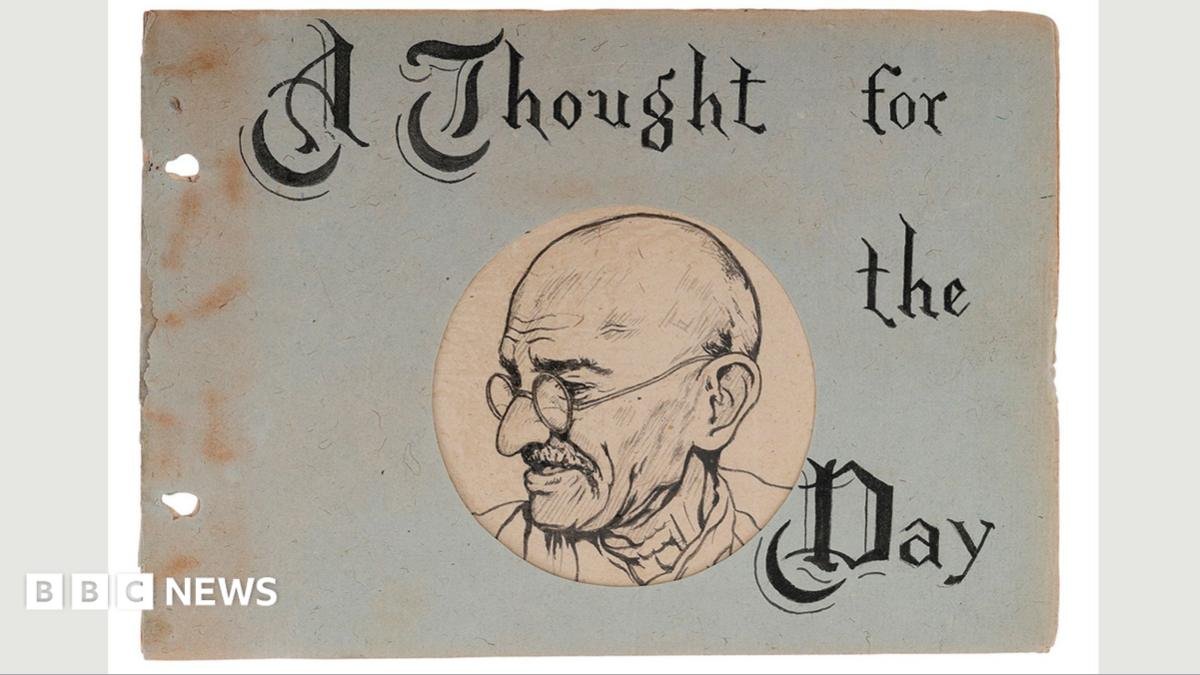 Mahatma Gandhi’s handwritten reflections on life sold for $1.69m at Indian auction
