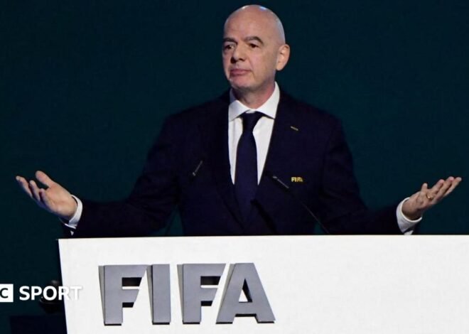 Uefa threatens Fifa with legal action over Gianni Infantino’s failed investment plan