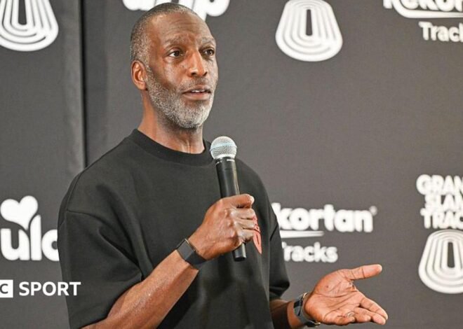 Michael Johnson says athletes from bankrupt Grand Slam Track have now been paid