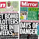 The Papers: 'New prisons outrage' and 'Days of danger'