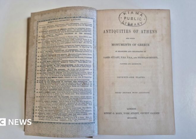 Book hidden in fireplace returned to Australian library 150 years overdue