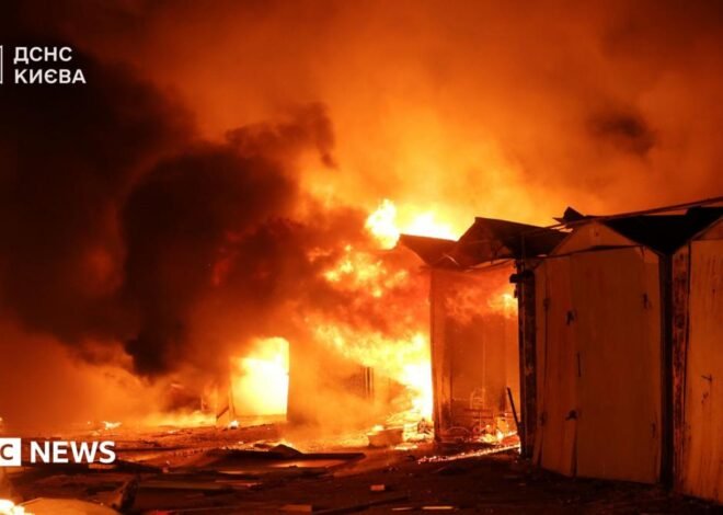 Child among three dead in Russian nightly strikes near Kyiv