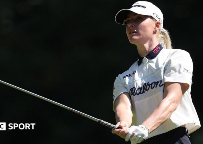 PIF London Championship: Charley Hull breaks course record with 62 to close in on leader Anna Huang