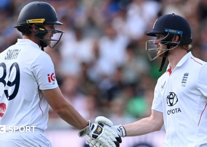 England vs Pakistan: Jamie Smith and Jordan Cox battle in second Test at Lord’s