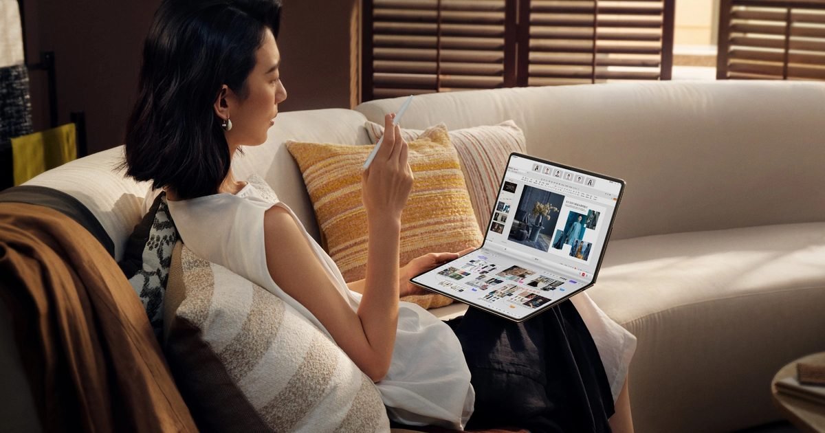Huawei made its giant folding laptop faster and tougher, but the pen is the real upgrade