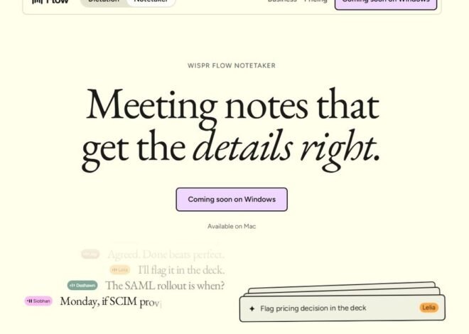 Wispr Flow launches an AI note-taker that works without joining calls