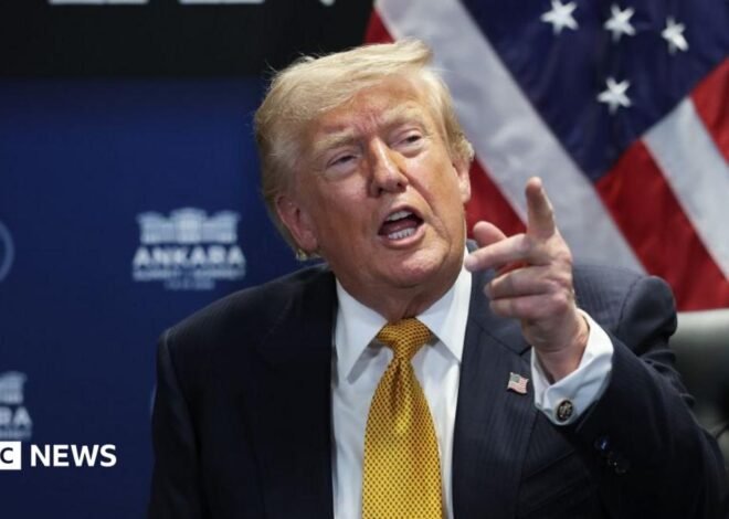 BBC News quiz of the week: What was used to smuggle Donald Trump off Air Force One?