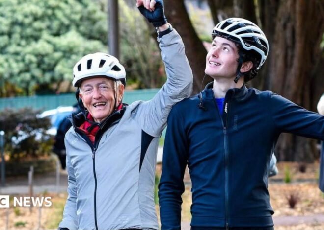 Charity cyclist, 82, dies a day after 3,300 mile ride across Australia