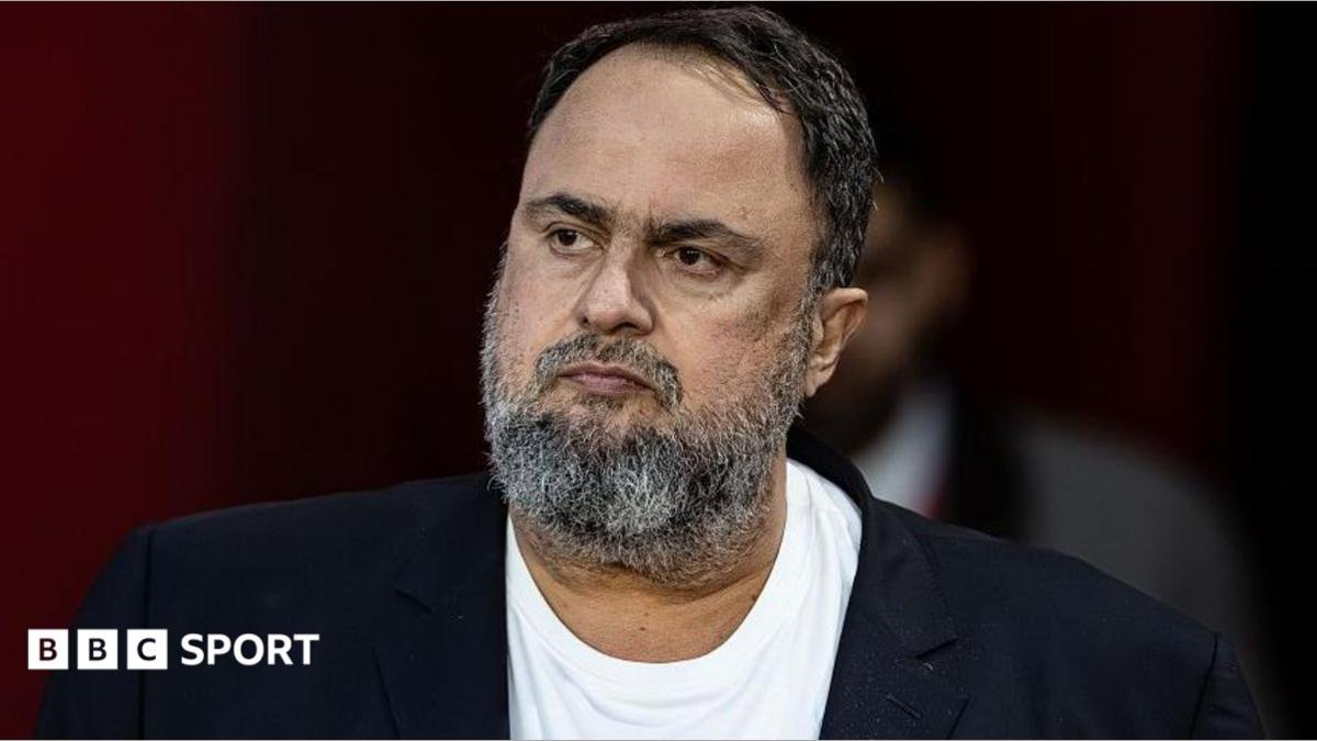 Evangelos Marinakis: Nottingham Forest owner sues Crystal Palace over fan banner
