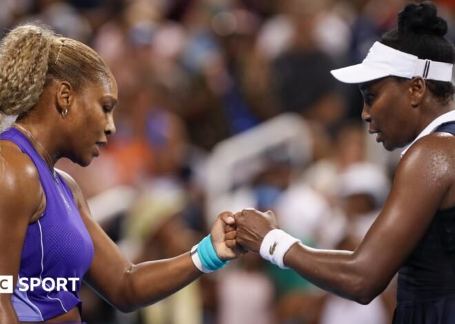 Cincinnati Open: Serena and Venus Williams beaten on doubles return