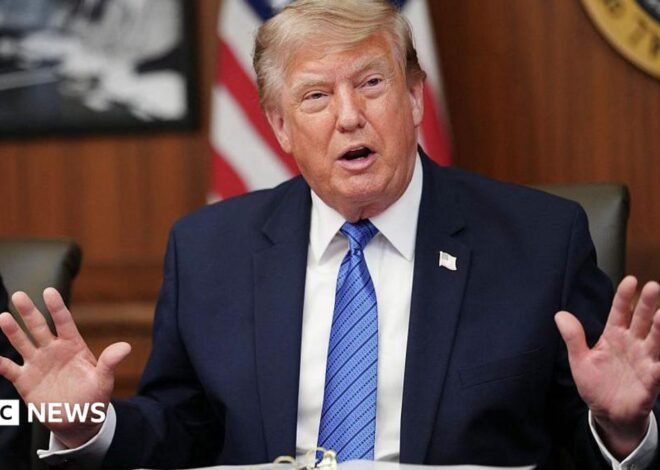 Trump denies US munitions shortage and said he’d seek to jail ‘leakers’