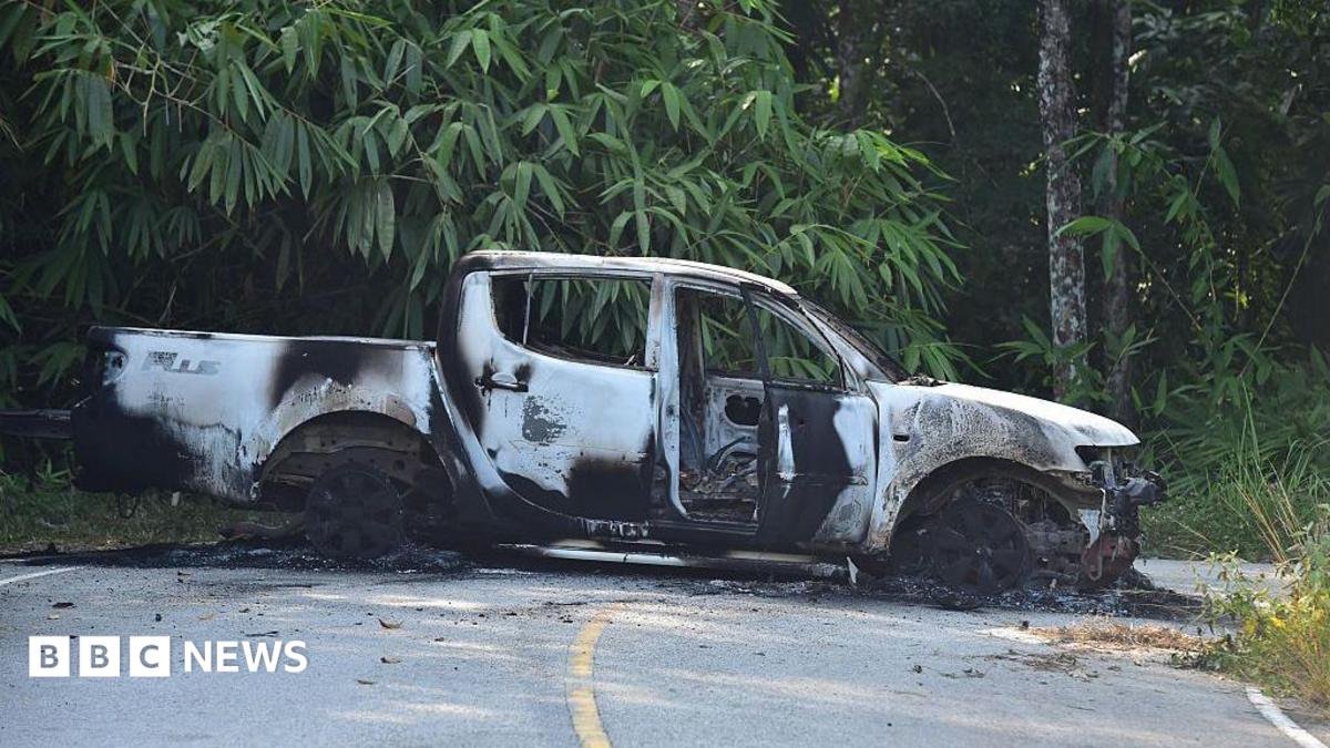 Dozens of co-ordinated arson attacks hit southern Thailand