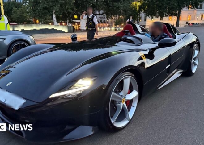 Rare £3.7m Ferrari seized in police crackdown