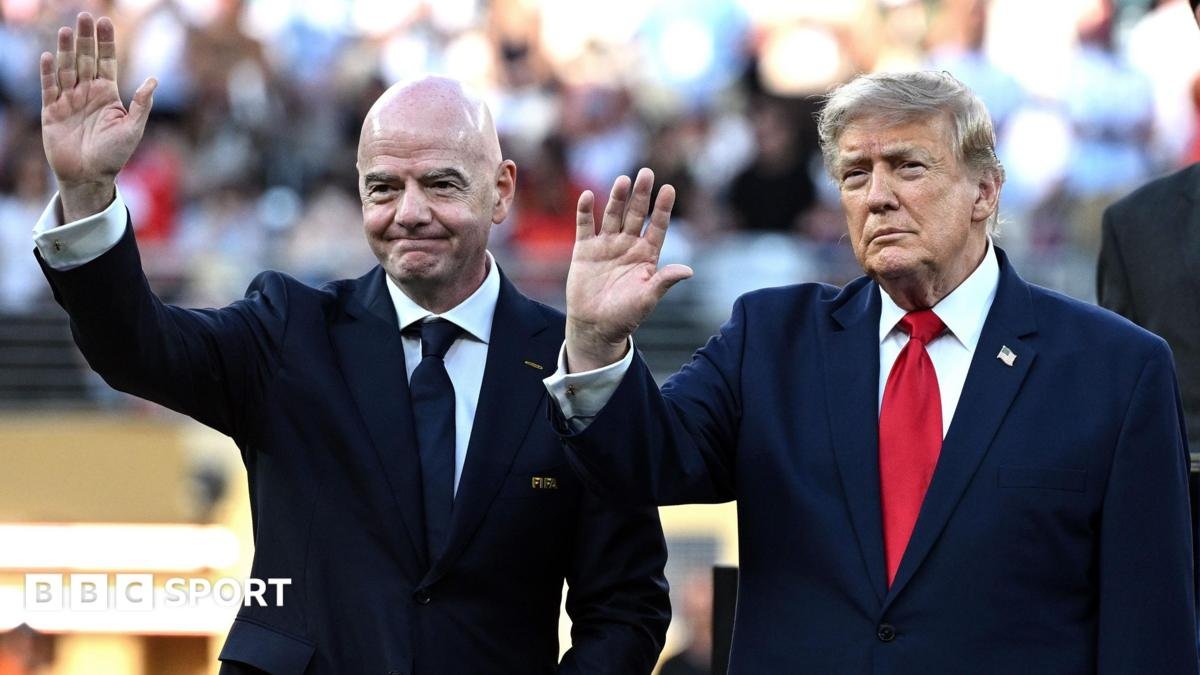 US President Donald Trump issues backing for under pressure Fifa chief Gianni Infantino