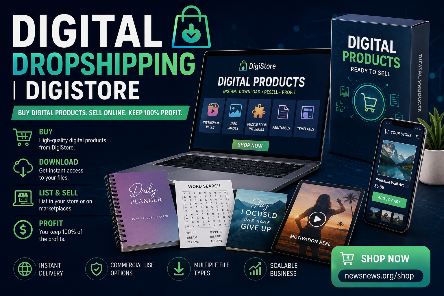 Digital Drop shipping | DigiStore
