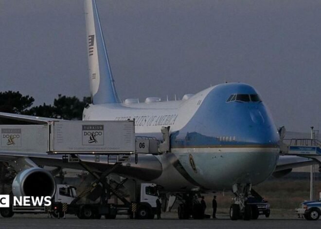 Trump hidden in catering truck in secret plane swap over Iran threat, reports say