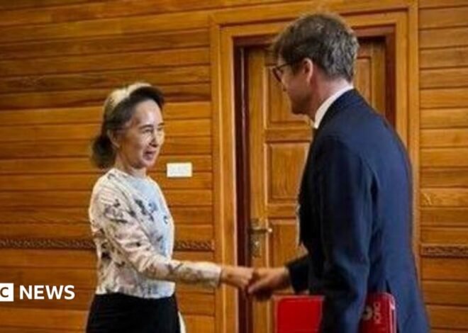 Aung San Suu Kyi: Myanmar military releases photo of detained former leader