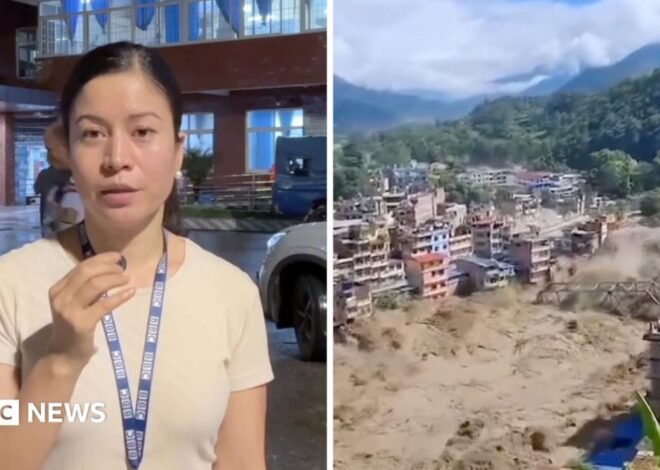 BBC visits hospital in Kathmandu as families wait for news