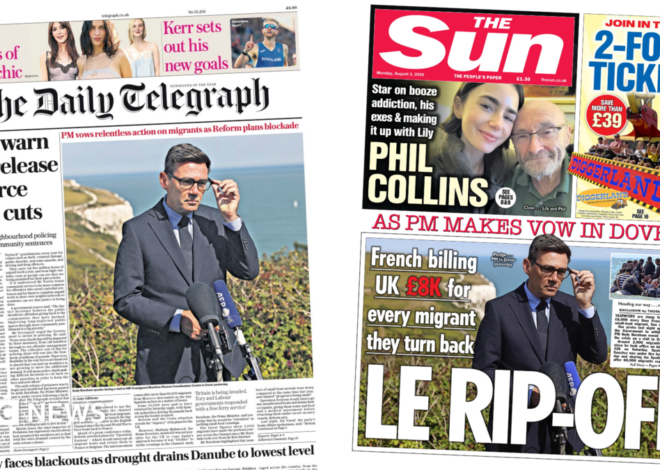 Newspaper headlines: Police warn on early release and ‘le rip-off’