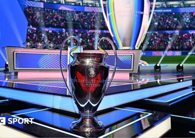 Champions League draw: Champions Paris St-Germain to face Manchester City and Aston Villa