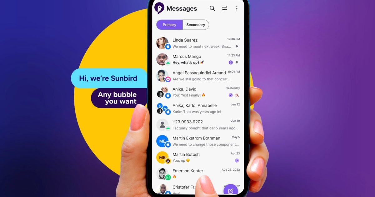 Sunbird relaunches its iMessage app for Android, three years after a privacy scandal shut it down