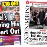 Newspaper headlines: ‘Noel’s crying his heart out’ and ‘global IVF disaster’