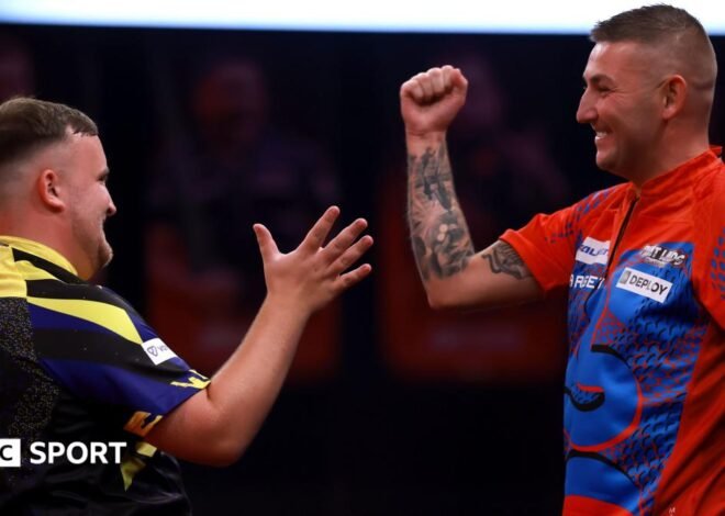 World Series of Darts Finals 2026 results: Luke Littler beats Nathan Aspinall 10-9 to reach quarter-finals