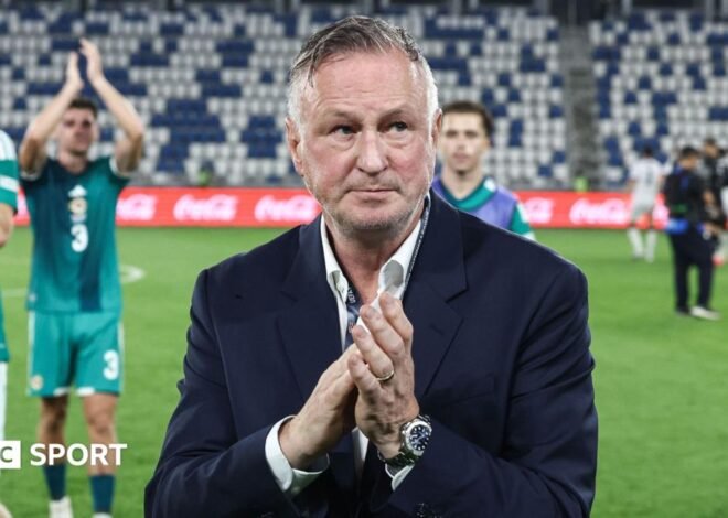 Georgia 0-1 Northern Ireland: Michael O’Neill ‘baffled’ by refereeing decisions in late win