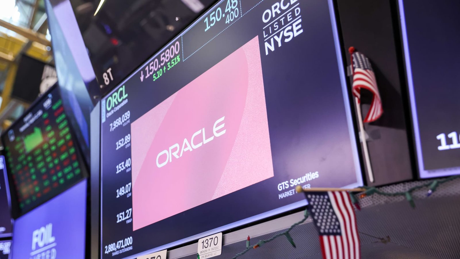 Oracle stock rises after 30% revenue growth fueled by AI cloud demand