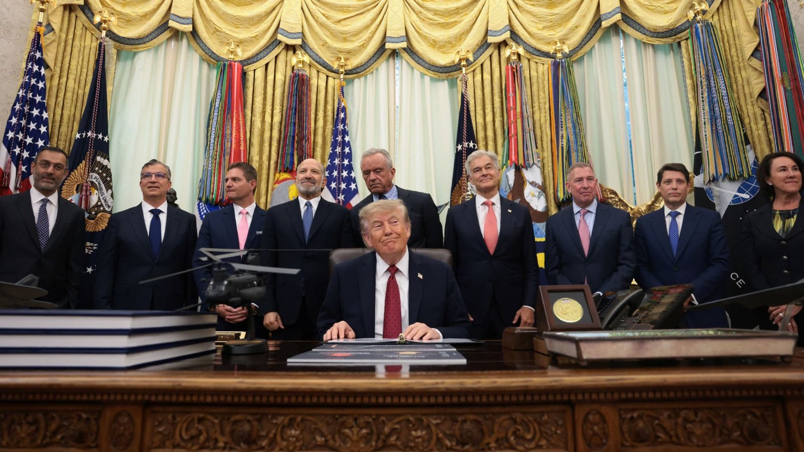 Trump strikes new drug pricing deals with nine midsized drugmakers