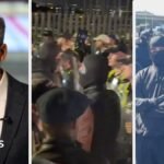 What connects the Dover and Portsmouth anti-migrant protests?