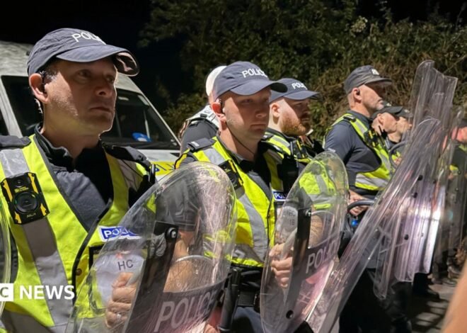 Man in court following anti-migrant protests in Portsmouth