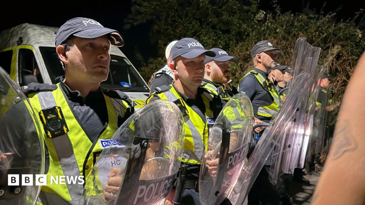 Man in court following anti-migrant protests in Portsmouth