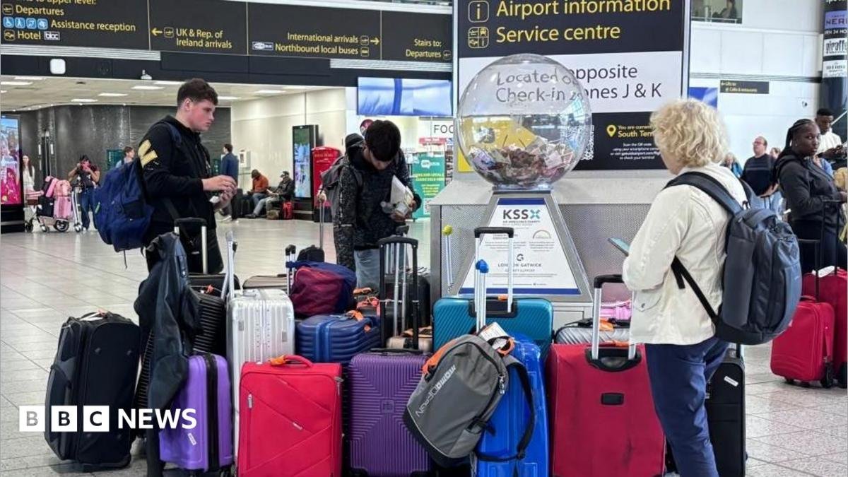 ‘It’s been a nightmare’: Passengers face airport chaos after UK air traffic issue