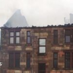 Police probe cause of fire at Glasgow affordable homes tenement